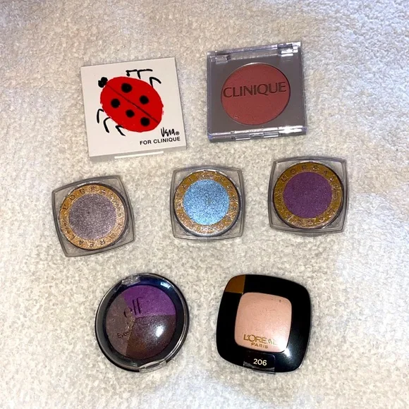 🙋♀️ Women's Clinique L'Oréal infallible elf Eye Shadow Blush Bundle Makeup - Picture 1 of 6